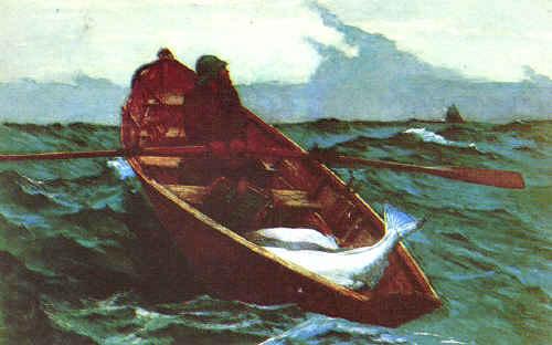 Winslow Homer Fog Warning Germany oil painting art